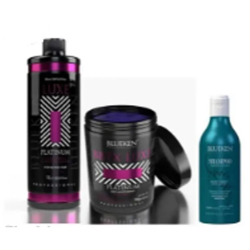 Progressiva + Botox Luxe Para Cabelos Loiro 1l+Shampo Blueken