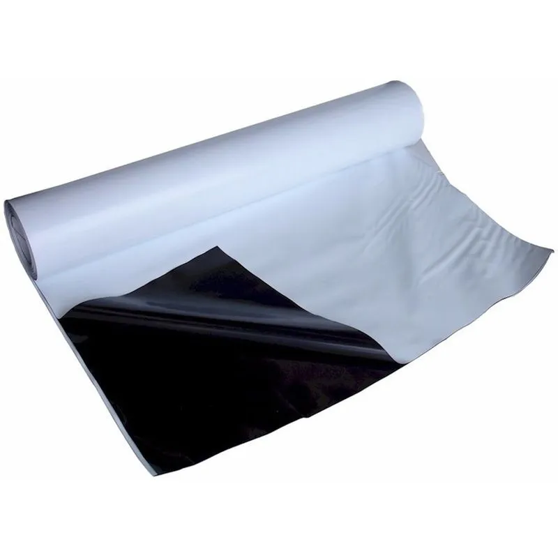 Lona Preta E Branca 200 Micras 06m X 15m Tanque Silagem