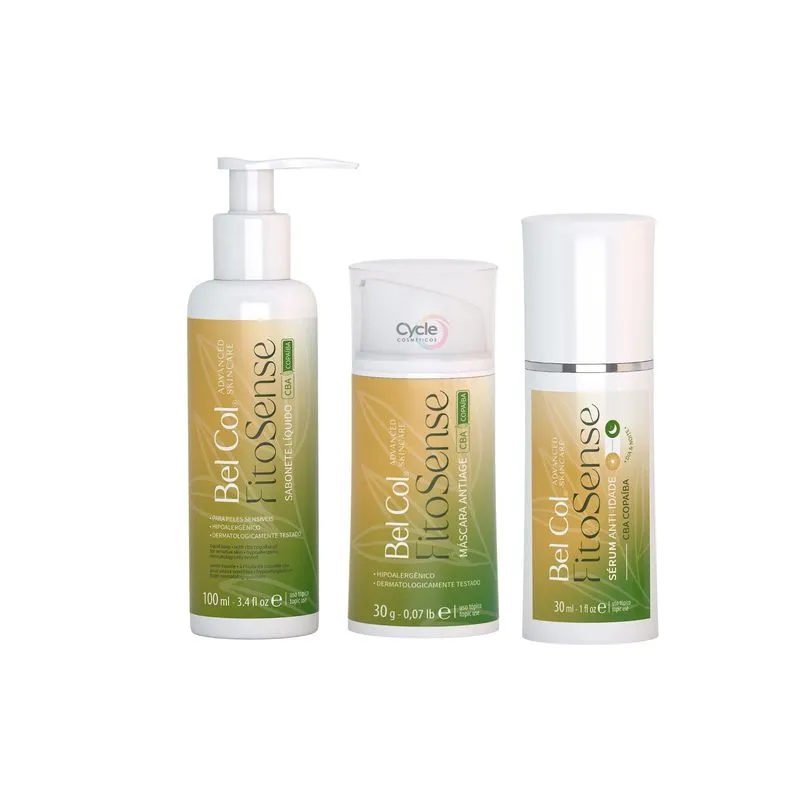 Fitosense Sabonete Liquido + Máscara + Sérum Bel Col