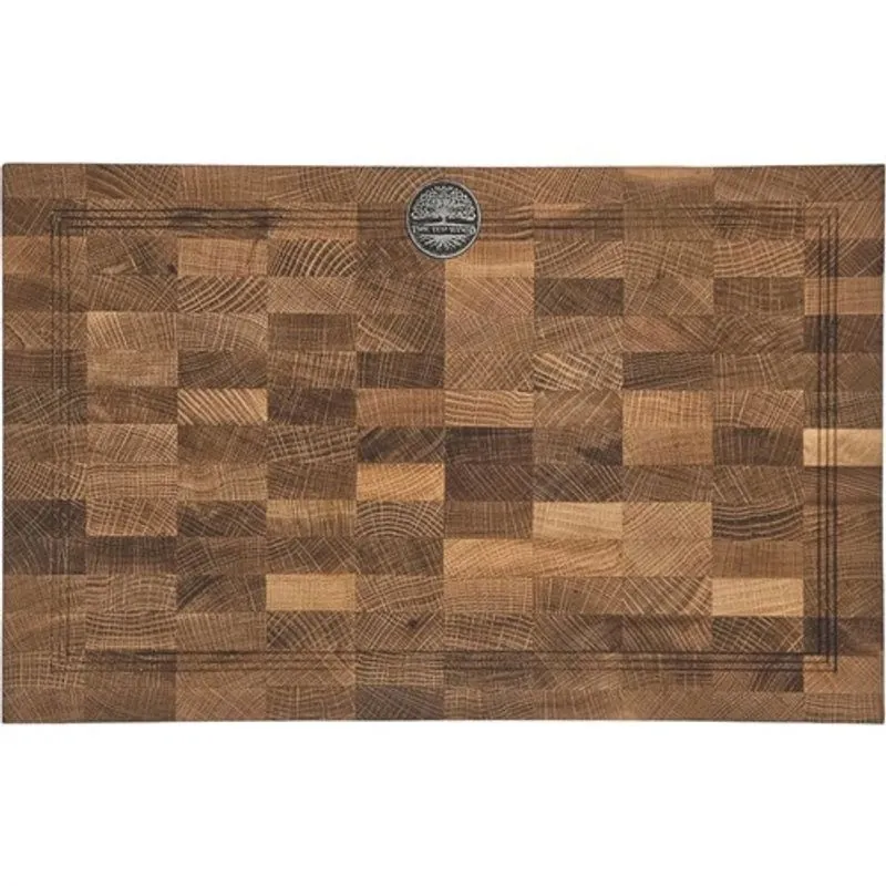 Tábua De Corte End Grain Madeira Carvalho Europeu Exclusiva
