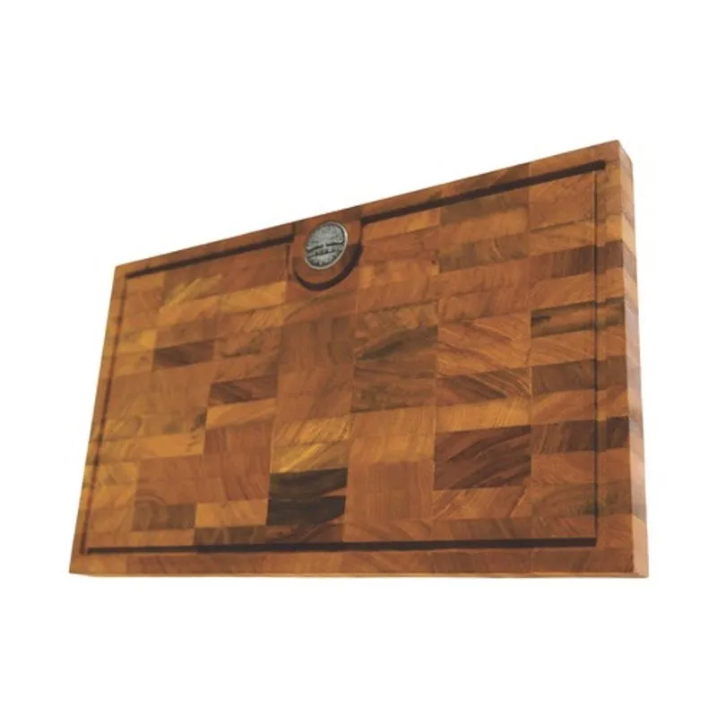 Tábua De Corte End Grain Madeira Muiracatiara 50x30x3,5 Cm
