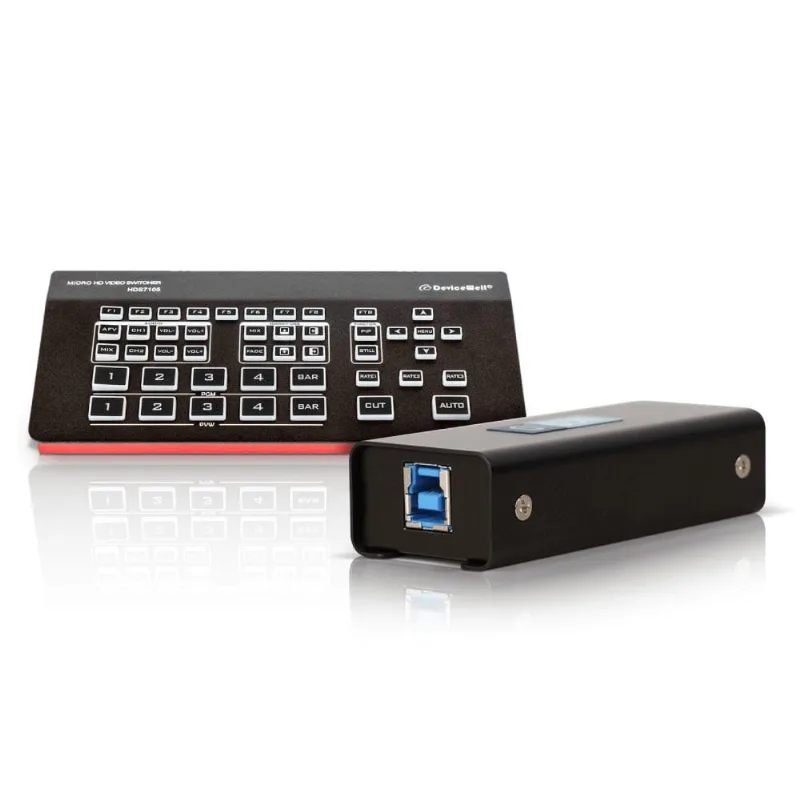 Switcher MultiView DeviceWell HDS7105 DisplayPort com Placa de Captura NeoID hdmi para USB 3.0 Full HD