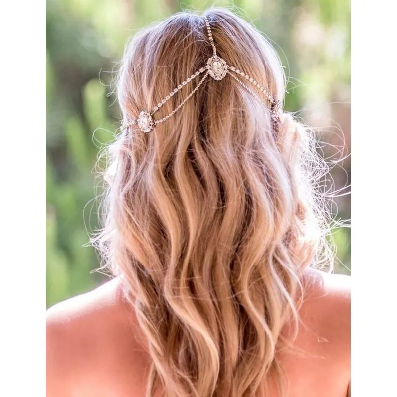 Wekicici Boho Tennis Head Chain Para Mulheres E Meninas Sparki