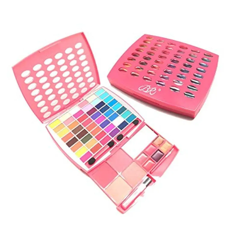 Br Kit De Maquiagem Kit Glamur Girl 48 Sombra / 4 Blush / 6 Lip Gloss