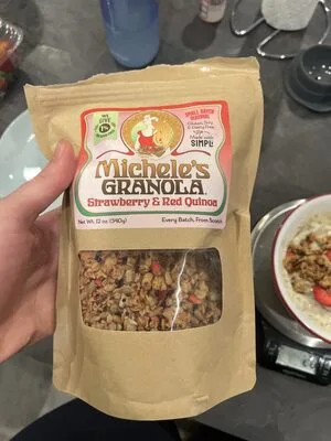 Strawberry & Red Quinoa Granola