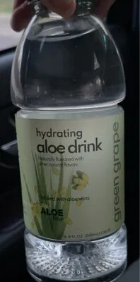 Hydrating aloe drink green grape
