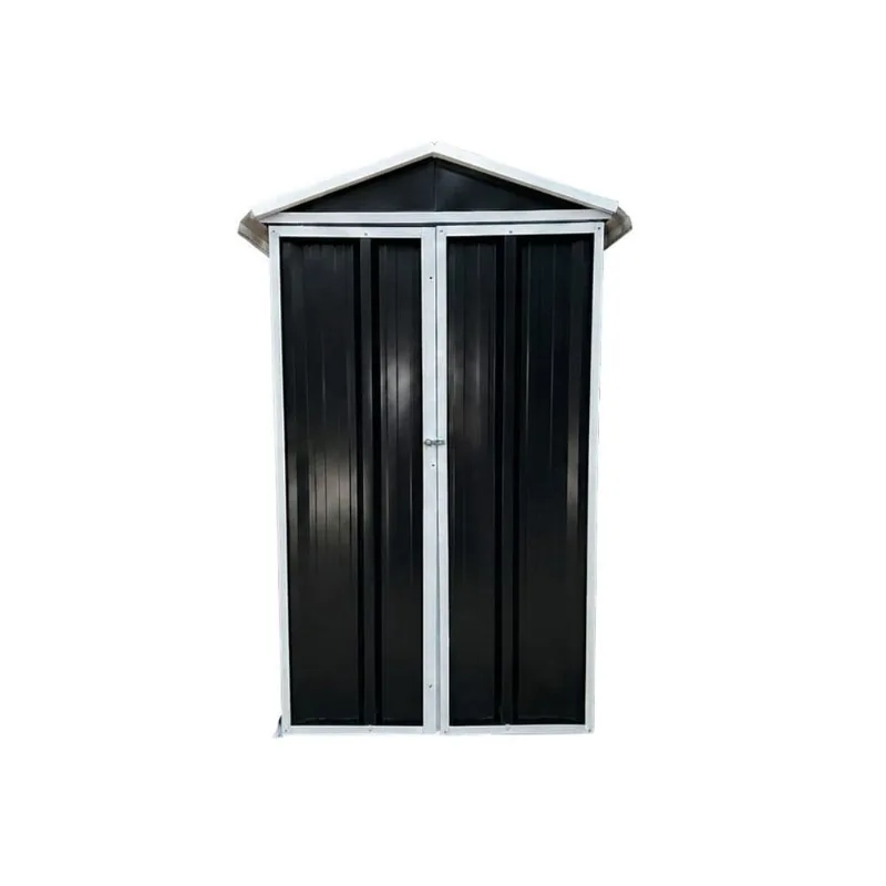 Armario Deposito Galpon de jardin 1x058x2 Calibre 28 Color con Piso + Estante DON ACERO Armario Deposito Galpon de jardin 1x058x2 Negro Piso + Estante Calibre 28 DON ACERO