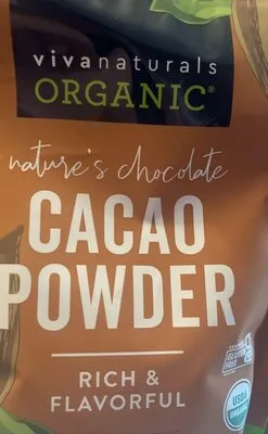 Organic cacao powder