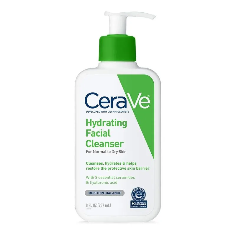 Limpador Facial Cerave Hidratante Hidratante Para Pele Seca 355ml