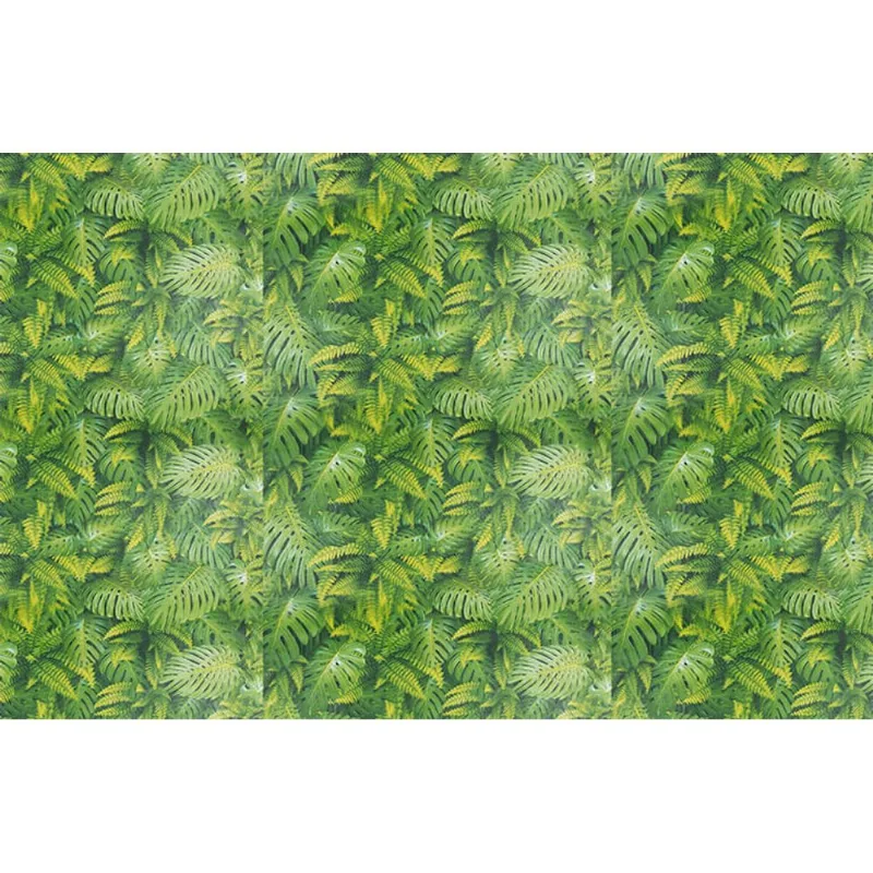 [16m²] Papel de Parede Folhas Tropicais - PP320 Rolo de 16m2