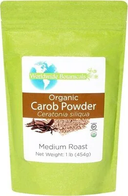 Organic carob powder medium roast