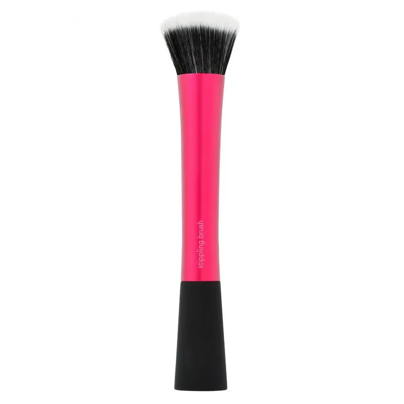 Stippling Brush Real Techniques - Pincel Duo Fiber 1 Un