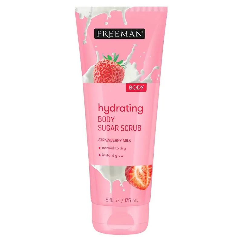 Esfoliante Corporal Freeman Hidratante Com Leite E Açúcar 180ml Wo