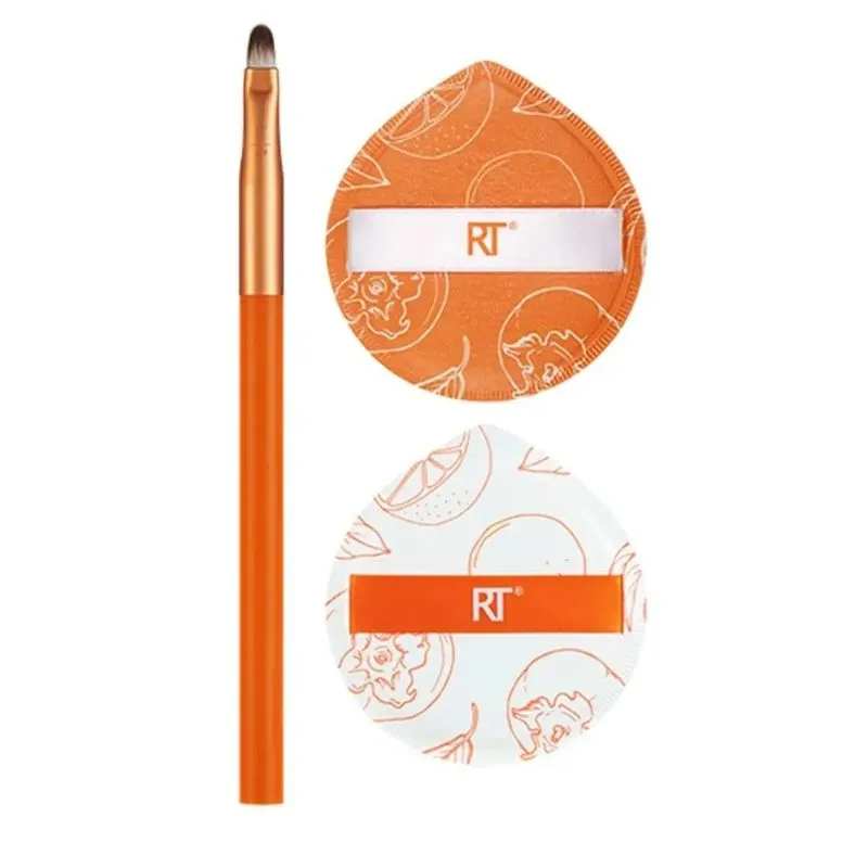Real Techniques Kit Esponjas Puff Miracle + Pincel de Corretivo