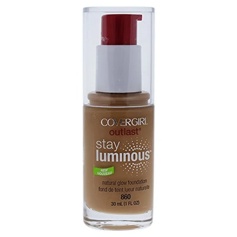 Covergirl Outlast Stay Luminous Foundation Classic Tan 860, 1 Oz (embalagem Pode Variar)