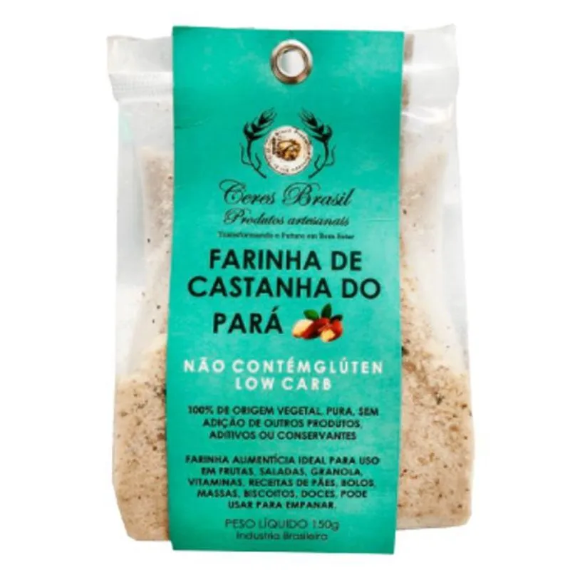 Farinha De Castanha Do Pará Sem Glúten Ceres 150g