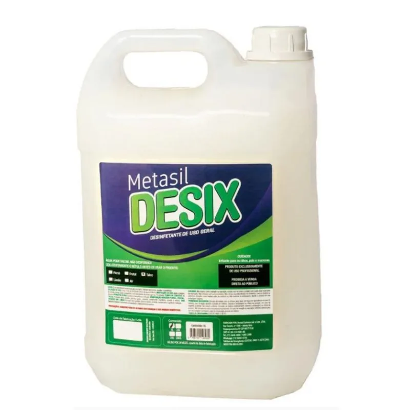 Desinfetante Bactericida Desix Pronto Uso Aroma Talco 5