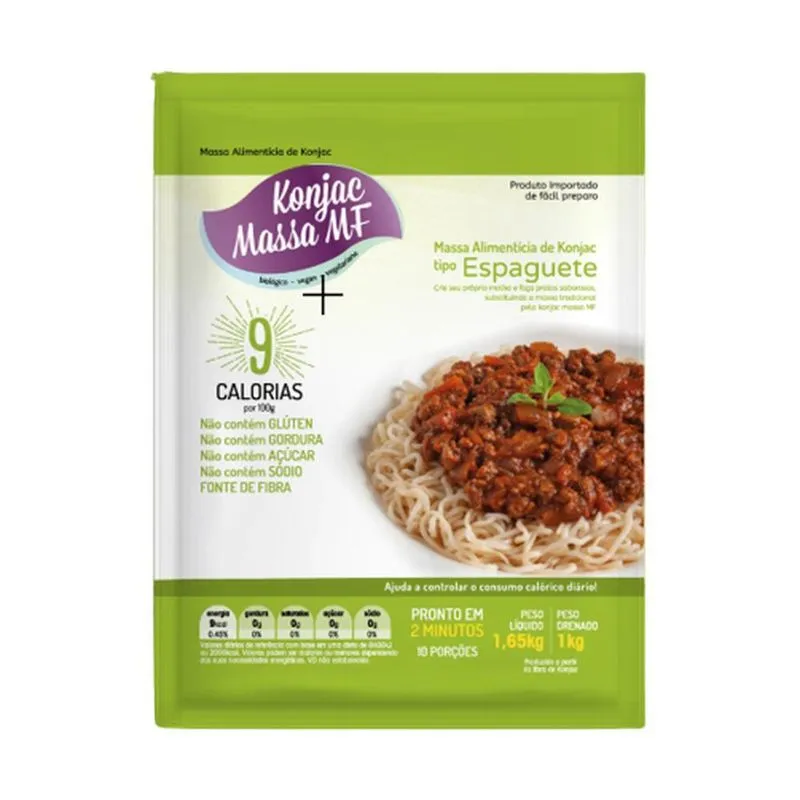 Macarrão Tipo Espaguete Zero Carboidrato Konjac Massa Mf 1kg