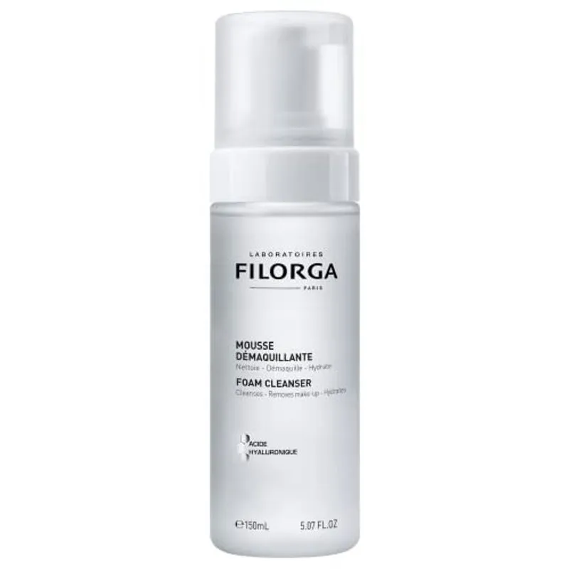 Filorga Espuma Limpador Face Wash And Makeup Removedor Limpeza Facial De Espuma Diária Com Ácido Hialurônico Para Suavemente Limpar E Hidra