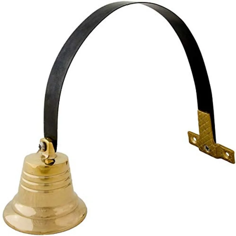 Dog Doorbell - Gogo Bell Deluxe Com Sino De Latão Sólido Para Tom Claro Alto