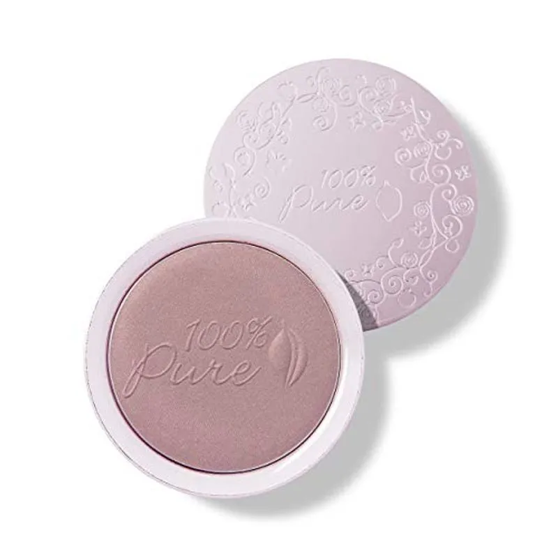 Blush 100% Puro Em Pó (fruta Pigmentada), Mauvette, Acabamento Shimmery Macio, Alimenta A Pele C/ Óleo De Rosehip, Manteiga De Cacau, Maqu