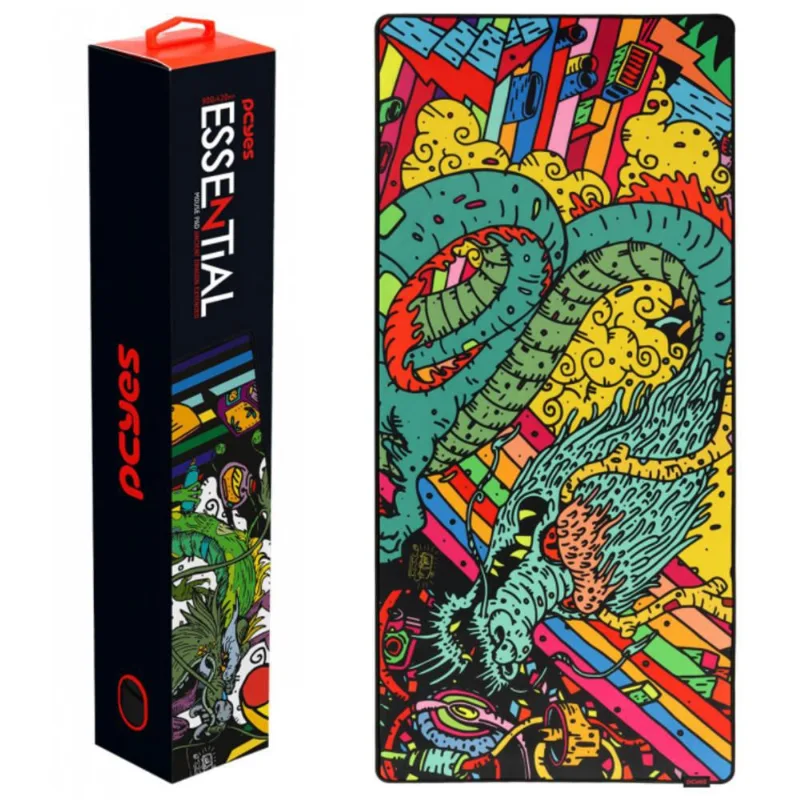 Mouse Pad Gamer Profissional pcyes Personalizado Com Base Antiderrapante e Emborrachada Com Borda Costurada Estilo Speed Para Melhor Desempenho e Precisão em Jogos Alta Qualidade