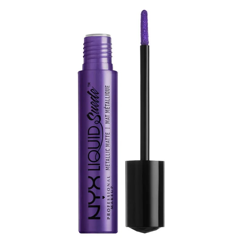Batom Nyx Professional Makeup Liquid Suede Metallic Ego