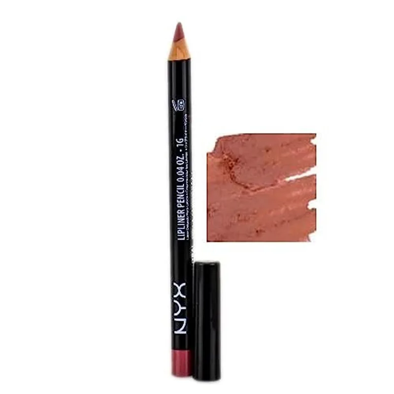 Lápis Labial Fino Nyx Profissional De Maquiagem, Peekaboo Neutro