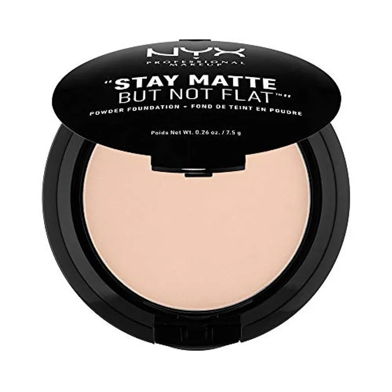 Nyx Professional Makeup Stay Matte But Not Flat Powder Foundation, Porcelana