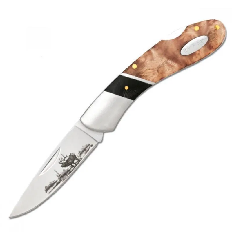 Canivete Elkridge By Master Cutlery Tala Em Madeira Er072d