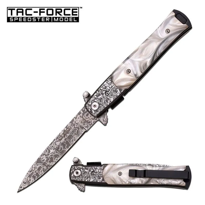 Canivete Stiletto Tac Force By Master Cutlery Abertura Assistida Tf428dmp