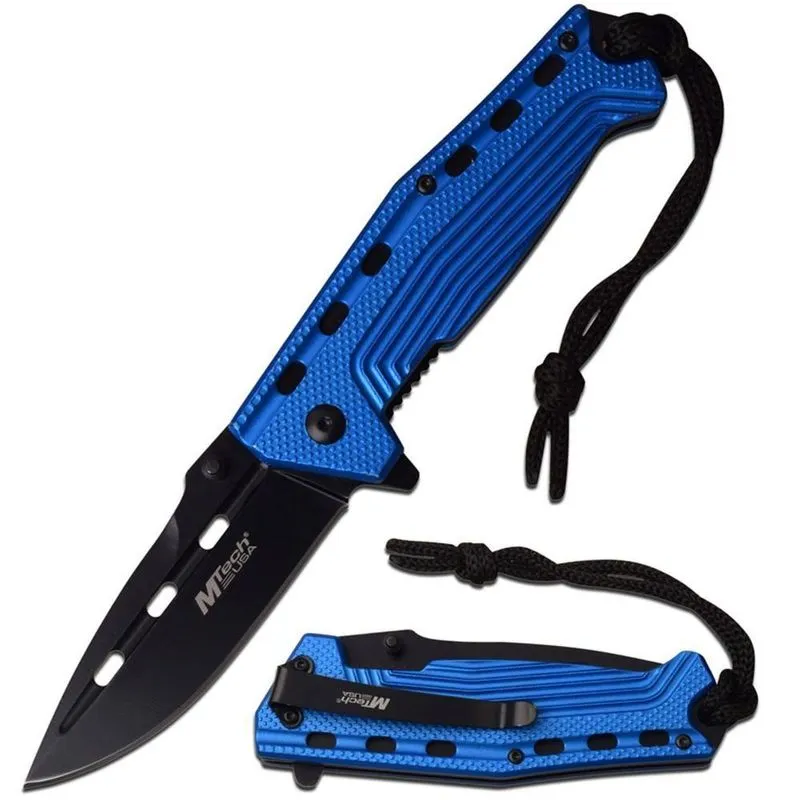 Canivete Anodizado Azul Mtech Usa