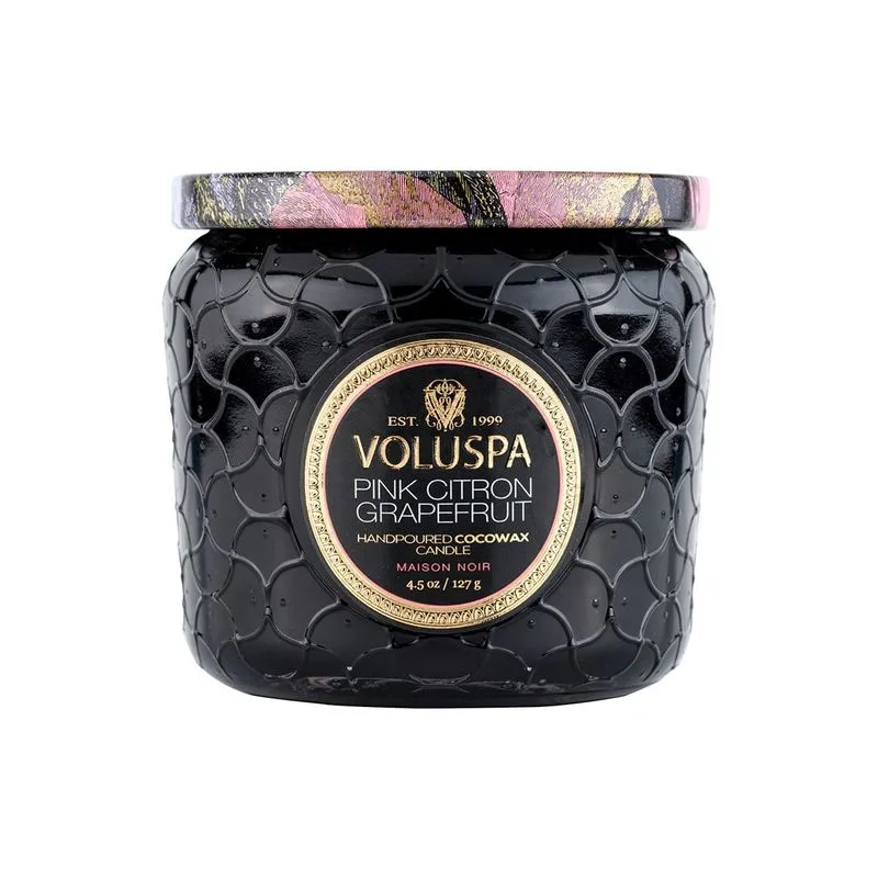 Vela Pote Vidro Pink Citron Grapefruit 35 Horas Voluspa