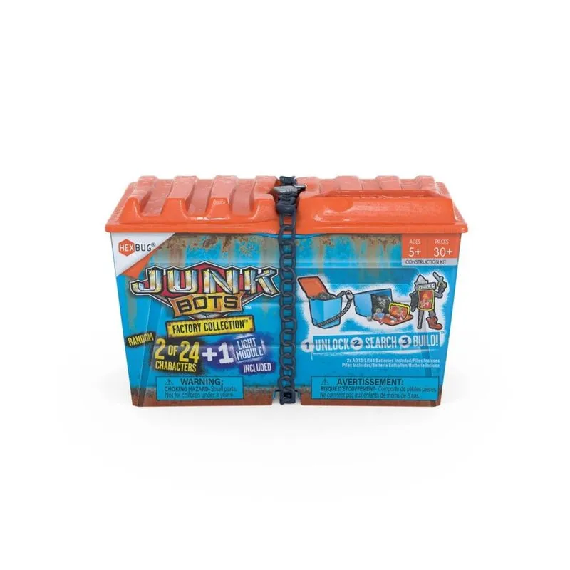 Lixeira de brinquedo hexbug junkbots Factory Collection Alley
