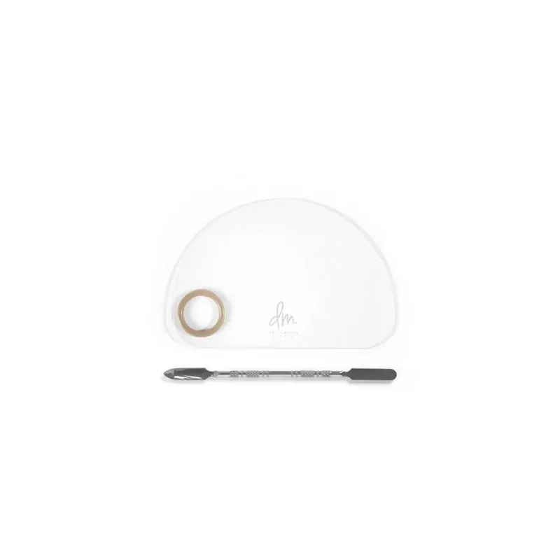 Placa De Acrílico E Espátula Inox - Danessa Myrickd Beauty