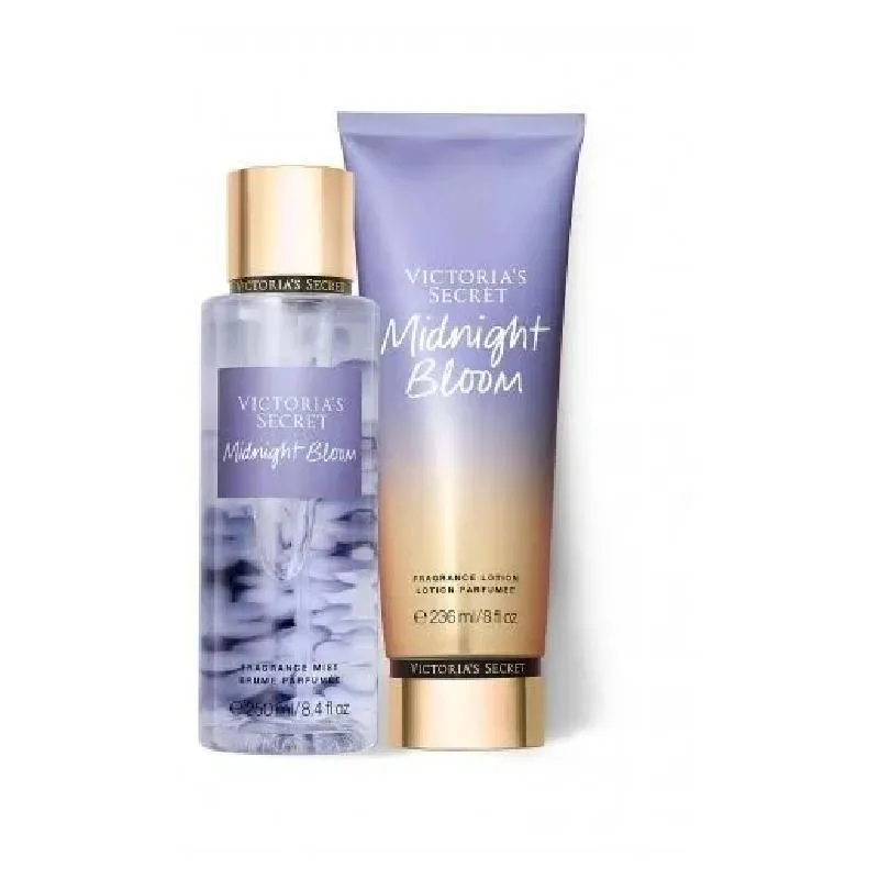 Conjunto Victoria's Secret Midnight Bloom Loção Body Splash