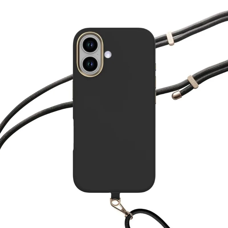Case Compatível Com iPhone 16 Valley Preta C/Magsafe Prodigee