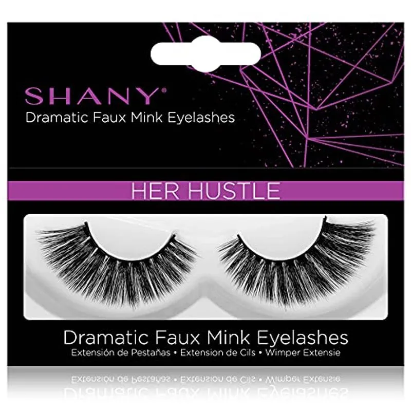 Shany Classic Faux Mink Eyelashes - Durável Single Pair 3d