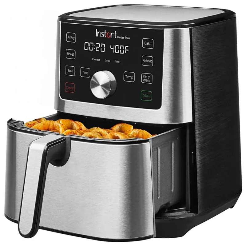 Fritadeira Elétrica Instant Air Fryer Prateado