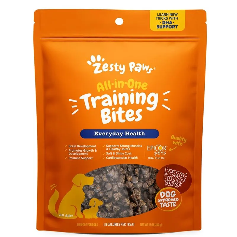 Training Treats Zesty Paws: suporte da articulação do quadril para cães