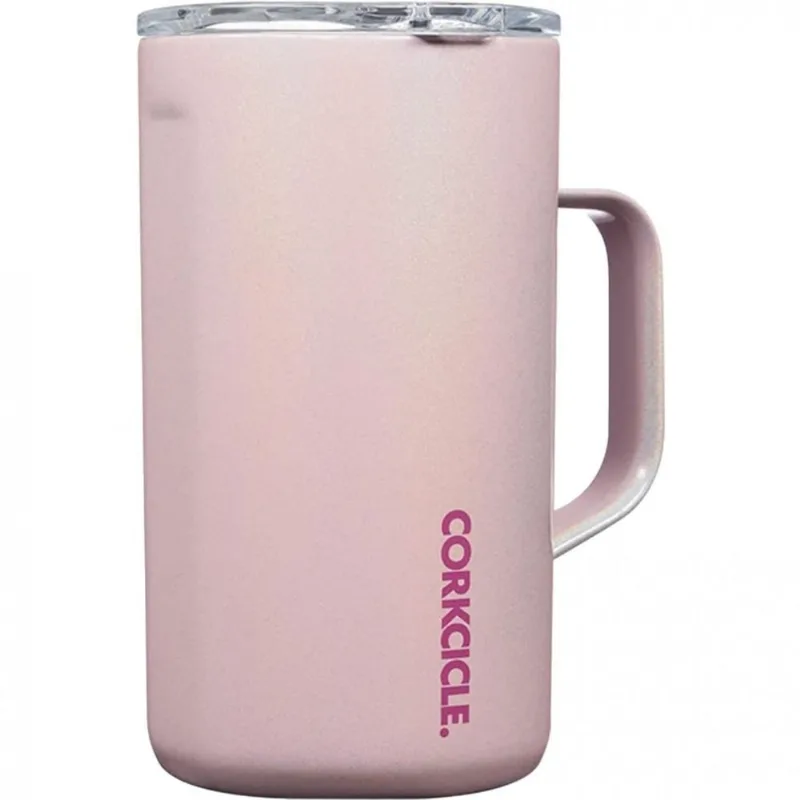 Corkcicle 2522 Caneca Térmica 650 mL para Cerveja, Café com Isolamento a Vácuo, Rosa