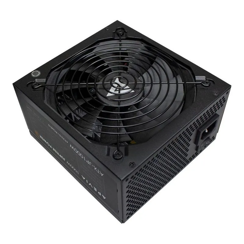 Fonte ATX - 1.000W - Apevia Jupiter Power Supply - ATX-JP1000W PCIE5.0 (80+ Plus Bronze, PCIe 5.0, ATX 3.0)
