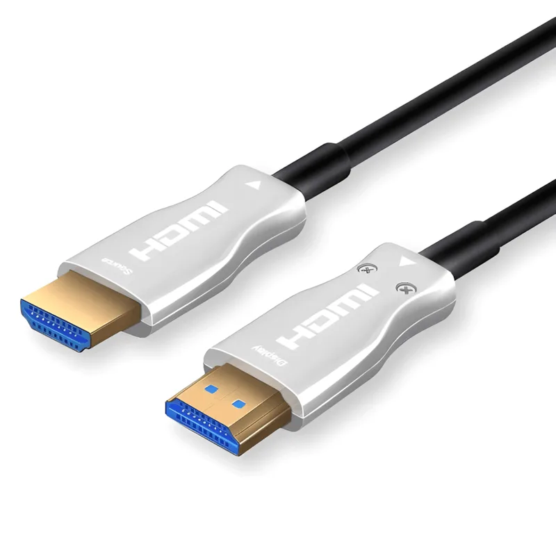 Cabo Fibra Óptica HDMI 2.1 8K Híbrido AOC 48Gbps HDR eARC VRR (20 Metros)
