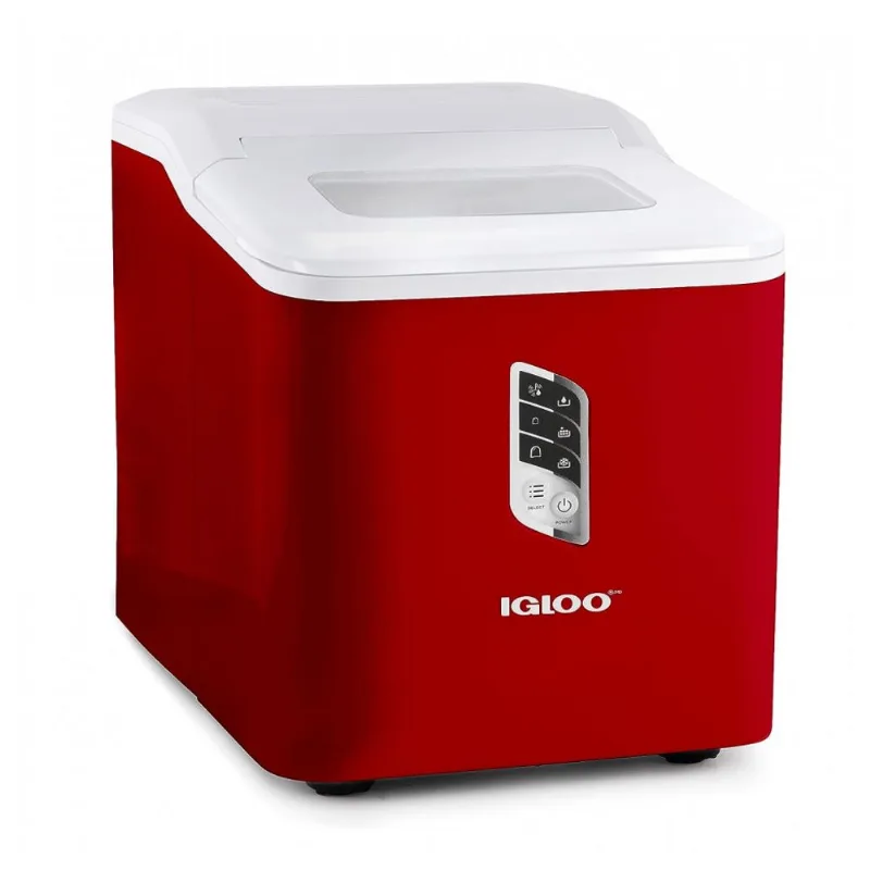 Maquina De Gelo Ate 11 Kg Em 24h Portatil, 120w, Cor, 110v, Igloo, Vermelho