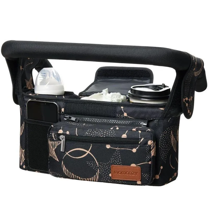 Organizador De Carrinho Momcozy Com Porta-copos Térmico E Bolso Removível