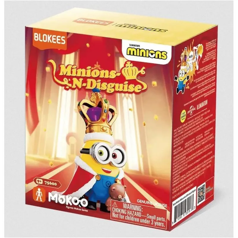 Boneco - Minions - 01 - N-Disguise - Blokees Mokoo Figures - POLIBRINQ Boneco - Minions N-Disguise - Blokees Mokoo Figures - POLIBRINQ