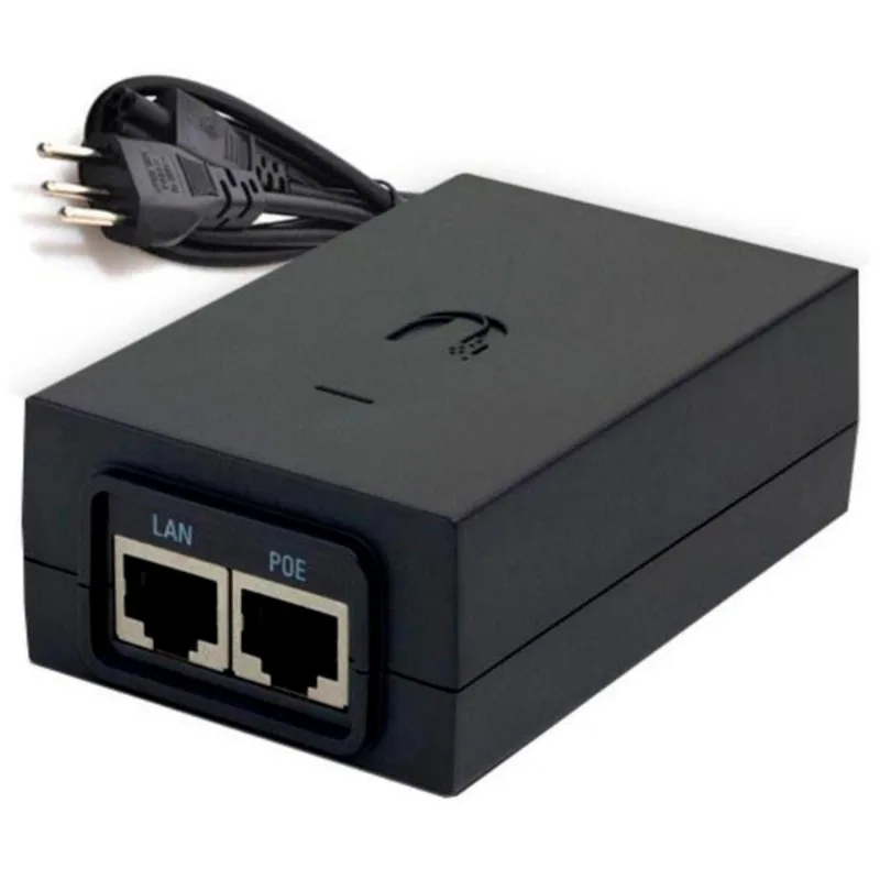 Fonte Injetor PoE Ubiquiti POE-24-12W-G br - Gigabit - Energia e Dados através do cabo de Ethernet