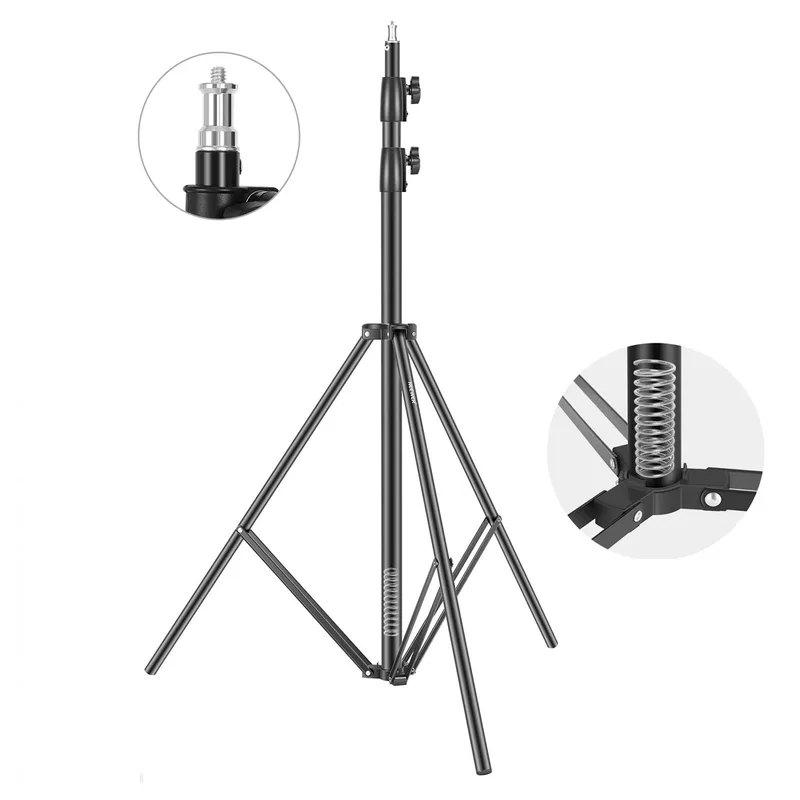 Tripé de Iluminação Light Stand S288C Amortecimento de Mola (2.8 Metros)