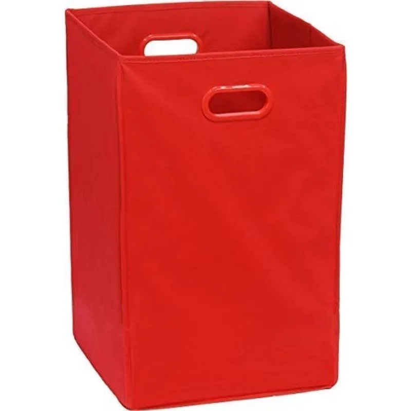 Cesto de roupa suja dobrável SimpleHouseware, vermelho
