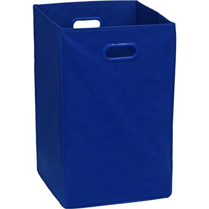 Cesto de roupa suja dobrável SimpleHouseware, azul escuro